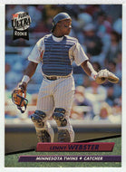 Lenny Webster - Minnesota Twins (MLB Baseball Card) 1992 Fleer Ultra # 402 Mint