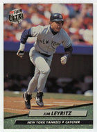 Jim Leyritz - New York Yankees (MLB Baseball Card) 1992 Fleer Ultra # 412 Mint