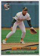 Mike Bordick - Oakland Athletics (MLB Baseball Card) 1992 Fleer Ultra # 419 Mint