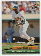 Willie Wilson - Oakland Athletics (MLB Baseball Card) 1992 Fleer Ultra # 429 Mint
