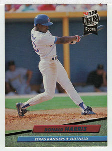 Donald Harris - Texas Rangers (MLB Baseball Card) 1992 Fleer Ultra # 443 Mint