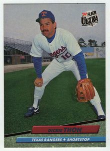 Dickie Thon - Texas Rangers (MLB Baseball Card) 1992 Fleer Ultra # 447 Mint