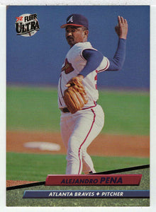 Alejandro Pena - Atlanta Braves (MLB Baseball Card) 1992 Fleer Ultra # 462 Mint