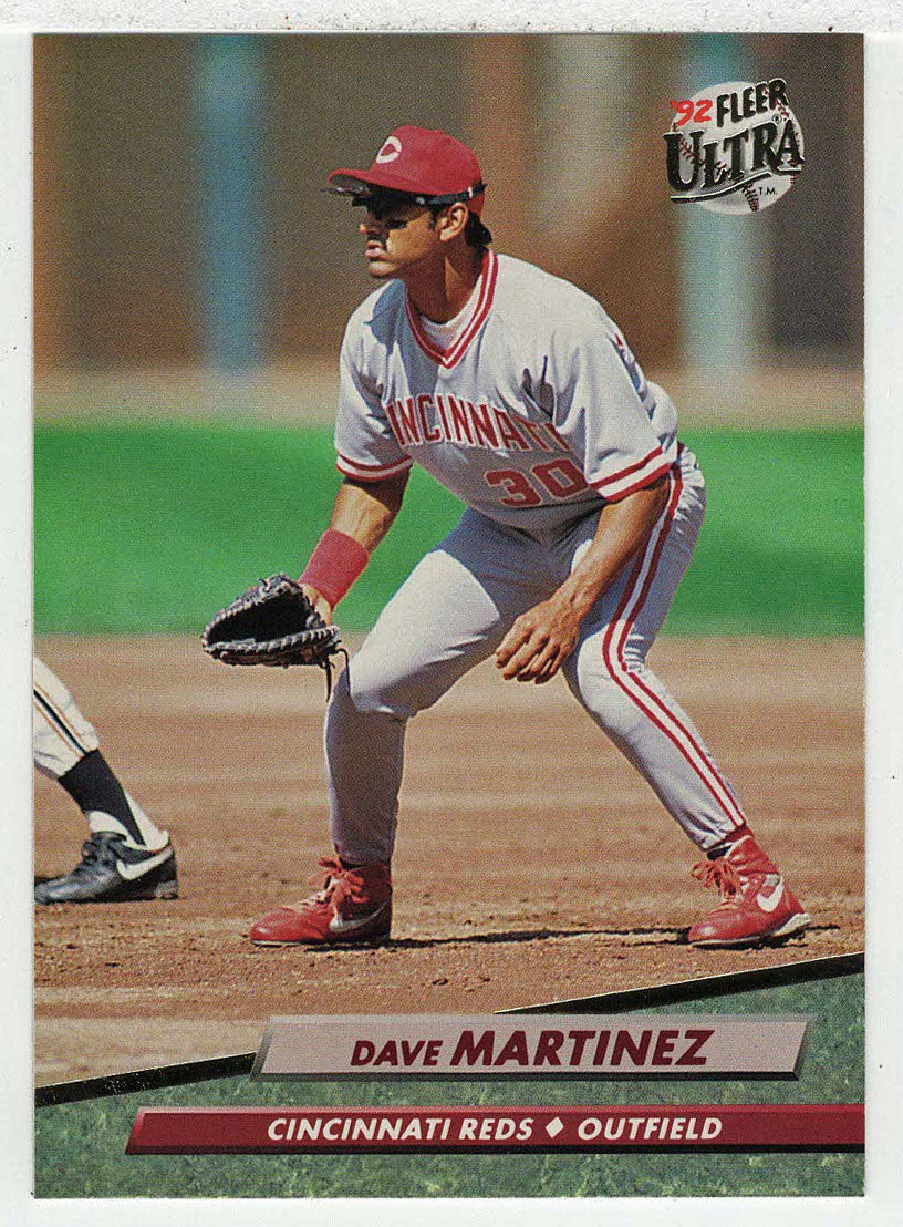 Dave Martinez - Cincinnati Reds (MLB Baseball Card) 1992 Fleer Ultra # 484 Mint