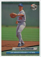 Todd Benzinger - Los Angeles Dodgers (MLB Baseball Card) 1992 Fleer Ultra # 499 Mint