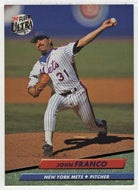 John Franco - New York Mets (MLB Baseball Card) 1992 Fleer Ultra # 529 Mint