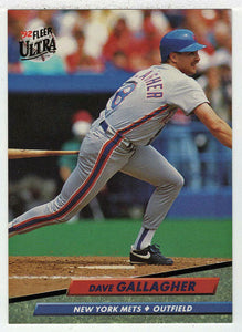 Dave Gallagher - New York Mets (MLB Baseball Card) 1992 Fleer Ultra # 530 Mint