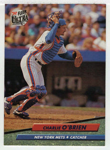 Charlie O'Brien - New York Mets (MLB Baseball Card) 1992 Fleer Ultra # 534 Mint