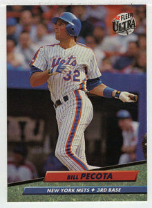 Bill Pecota - New York Mets (MLB Baseball Card) 1992 Fleer Ultra # 535 Mint