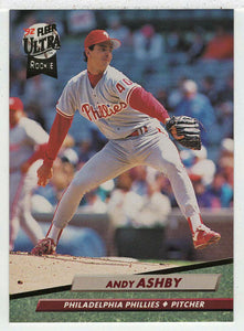 Andy Ashby - Philadelphia Phillies (MLB Baseball Card) 1992 Fleer Ultra # 541 Mint