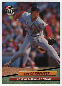 Cris Carpenter - St. Louis Cardinals (MLB Baseball Card) 1992 Fleer Ultra # 563 Mint