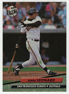 Mark Leonard - San Francisco Giants (MLB Baseball Card) 1992 Fleer Ultra # 591 Mint
