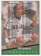 Checklist # 5 - Junior Ortiz (MLB Baseball Card) 1992 Fleer Ultra # 599 Mint