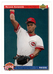 Reggie Sanders - Cincinnati Reds - Star Rookie (MLB Baseball Card) 1992 Upper Deck # 27 Mint