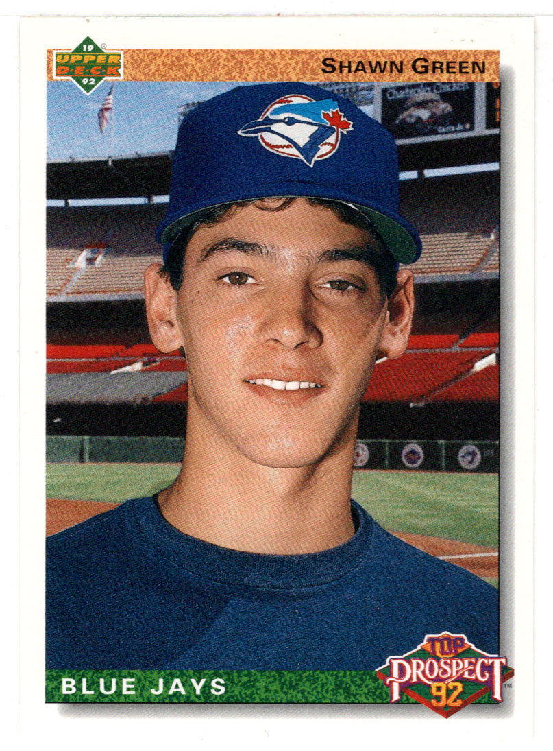 Shawn Green RC - Toronto Blue Jays (MLB Baseball Card) 1992 Upper