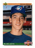 Shawn Green RC - Toronto Blue Jays (MLB Baseball Card) 1992 Upper Deck # 55 Mint