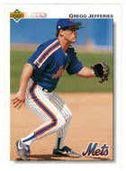 Gregg Jefferies - New York Mets (MLB Baseball Card) 1992 Upper Deck # 133 Mint