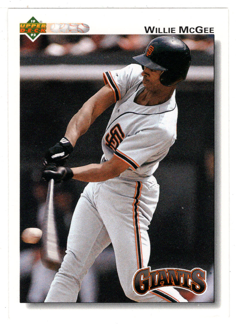 Willie McGee - San Francisco Giants (MLB Baseball Card) 1992 Upper Deck # 194 Mint