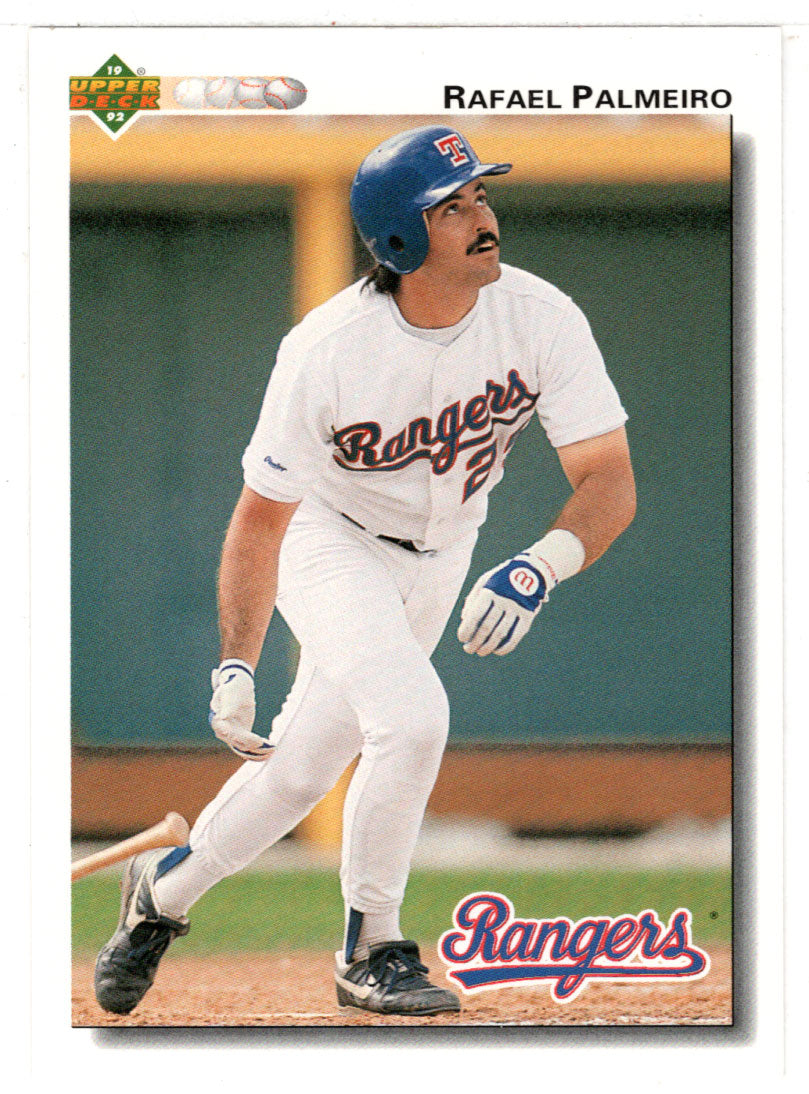 Rafael Palmeiro - Texas Rangers (MLB Baseball Card) 1992 Upper