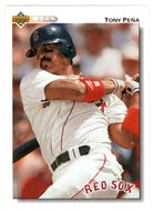 Tony Pena - Boston Red Sox (MLB Baseball Card) 1992 Upper Deck # 252 Mint