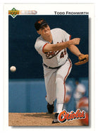 Todd Frohwirth - Baltimore Orioles (MLB Baseball Card) 1992 Upper Deck # 318 Mint
