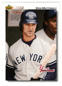 Don Mattingly - New York Yankees (MLB Baseball Card) 1992 Upper Deck # 356 Mint