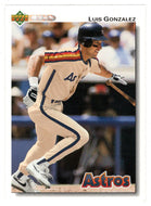 Luis Gonzalez - Houston Astros (MLB Baseball Card) 1992 Upper Deck # 372 Mint