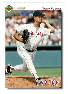 Tony Fossas - Boston Red Sox (MLB Baseball Card) 1992 Upper Deck # 503 Mint