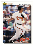 Chito Martinez - Baltimore Orioles (MLB Baseball Card) 1992 Upper Deck # 672 Mint