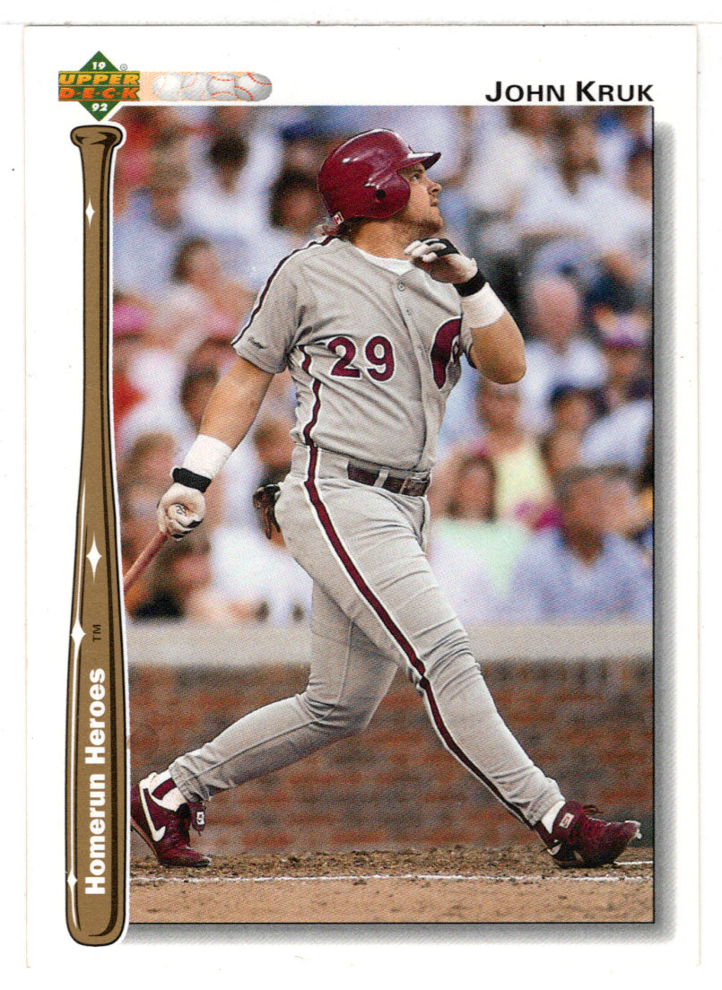 John Kruk Philadelphia Phillies Collectible Baseball Card 