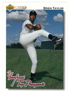 Brien Taylor - New York Yankees - Top Prospects (MLB Baseball Card) 1992 Upper Deck # 1 Mint