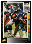 Alex Espinoza - Frankfurt Galaxy (WLAF Football Card) 1992 Wild Card WLAF World League # 95 Mint