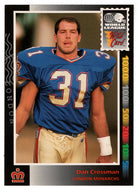 Dan Crossman - London Monarchs (WLAF Football Card) 1992 Wild Card WLAF World League # 122 Mint