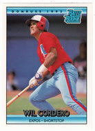 Wil Cordero - Montreal Expos - Rated Rookie (MLB Baseball Card) 1992 Donruss # 2 Mint