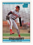 Kyle Abbott - California Angels - Rated Rookie (MLB Baseball Card) 1992 Donruss # 3 Mint
