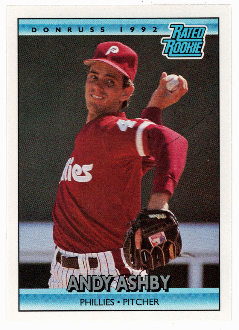 Andy Ashby - Philadelphia Phillies - Rated Rookie (MLB Baseball Card) 1992 Donruss # 11 Mint