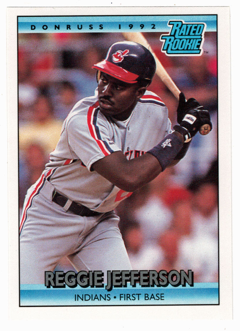 Reggie Jefferson - Cleveland Indians - Rated Rookie (MLB Baseball Card) 1992 Donruss # 12 Mint