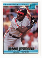 Reggie Jefferson - Cleveland Indians - Rated Rookie (MLB Baseball Card) 1992 Donruss # 12 Mint