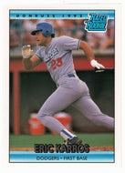 Eric Karros - Los Angeles Dodgers - Rated Rookie (MLB Baseball Card) 1992 Donruss # 16 Mint