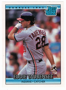 Eddie Taubensee RC - Houston Astros - Rated Rookie (MLB Baseball Card) 1992 Donruss # 18 Mint