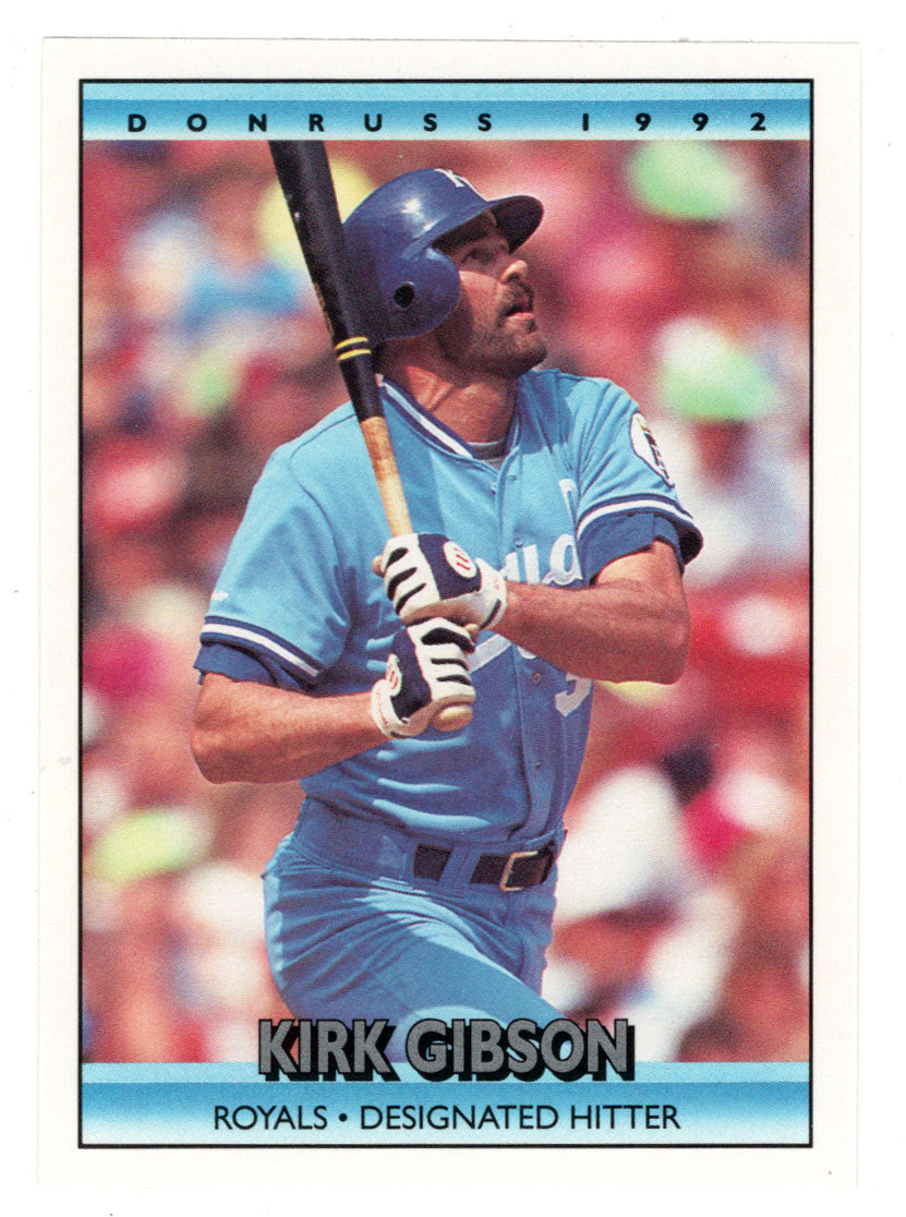 Kirk Gibson - Kansas City Royals (MLB Baseball Card) 1992 Donruss # 39 Mint