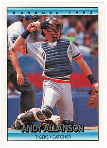 Andy Allanson - Detroit Tigers (MLB Baseball Card) 1992 Donruss # 42 Mint