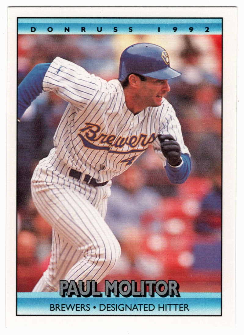 Donruss Paul Molitor Baseball Trading Cards