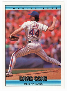 David Cone - New York Mets (MLB Baseball Card) 1992 Donruss # 97 Mint