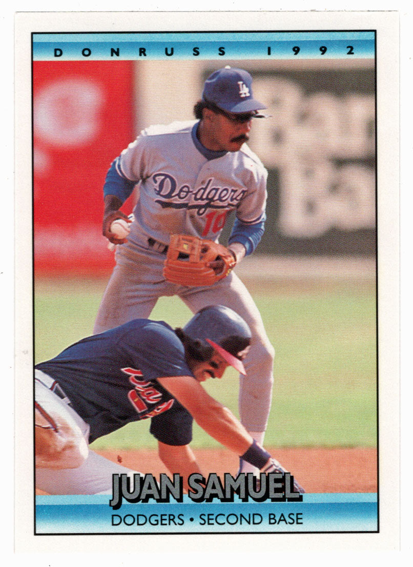 Juan Samuel - Los Angeles Dodgers (MLB Baseball Card) 1992 Donruss # 105 Mint
