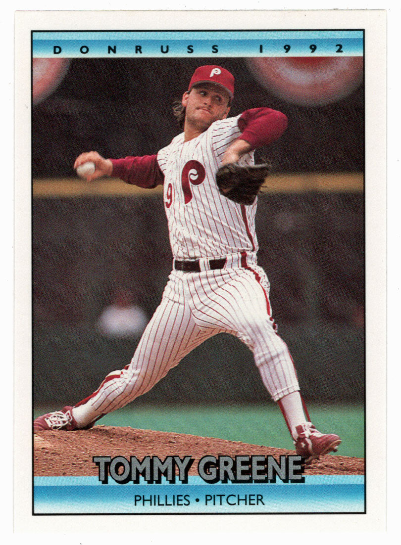 Tommy Greene - Philadelphia Phillies (MLB Baseball Card) 1992 Donruss # 109 Mint