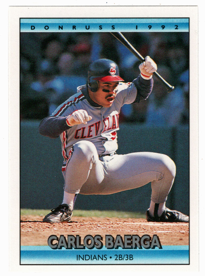 Carlos Baerga - Cleveland Indians (MLB Baseball Card) 1992 Donruss # 120 Mint