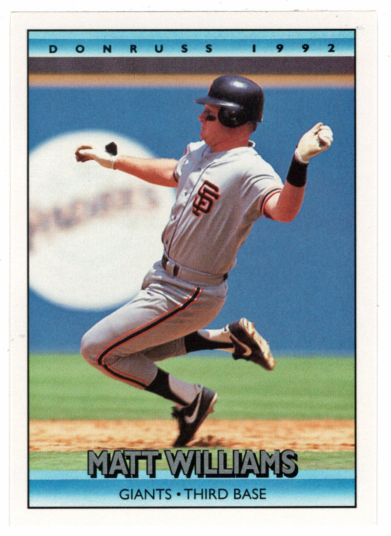 Matt Williams - San Francisco Giants (MLB Baseball Card) 1992 Donruss # 135 Mint