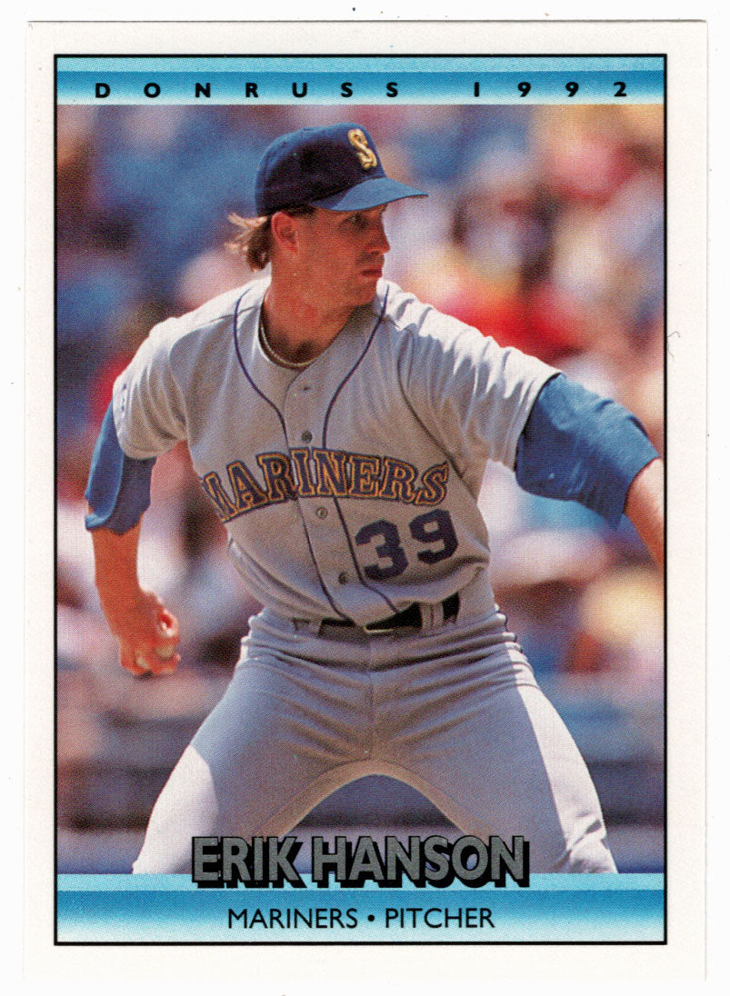 Erik Hanson - Seattle Mariners (MLB Baseball Card) 1992 Donruss # 138 Mint