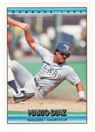 Mario Diaz - Texas Rangers (MLB Baseball Card) 1992 Donruss # 149 Mint